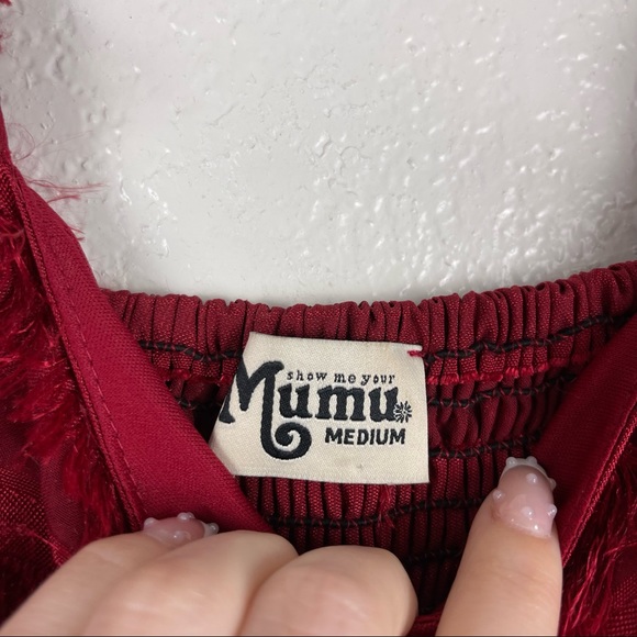 Show Me Your Mumu Party Fringe Ruby Mini Aria Dress Size Medium - Picture 5 of 7